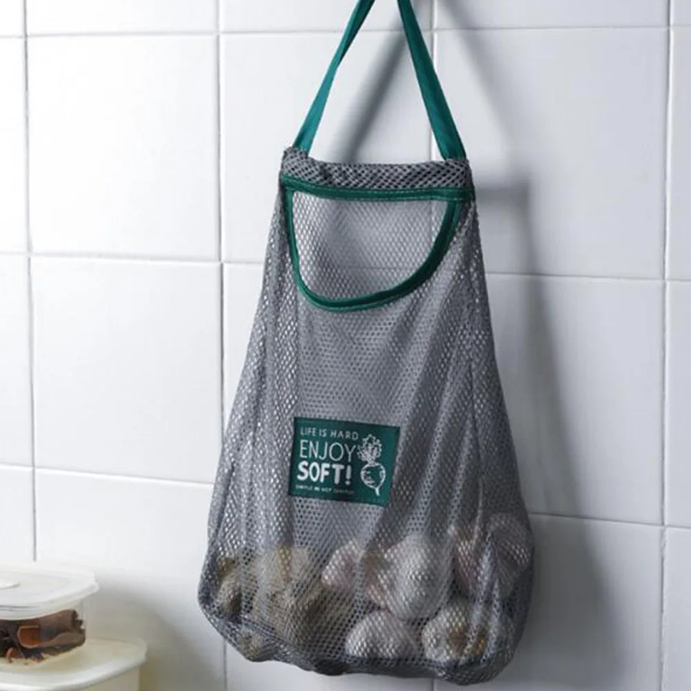 Мешки для овощей, сетчатые сумки для фруктов и овощей, многоразовая домашняя кухонная для хранения, ручные сетчатые сумки, можно стирать в машине