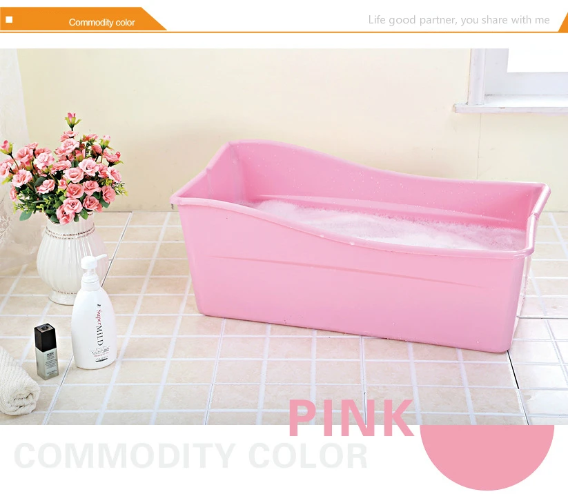 Розовый синий PP+ TPE складной кран для ванной для детей детская пластиковая Ванна безопасный материал 77,5*41*29,5 см