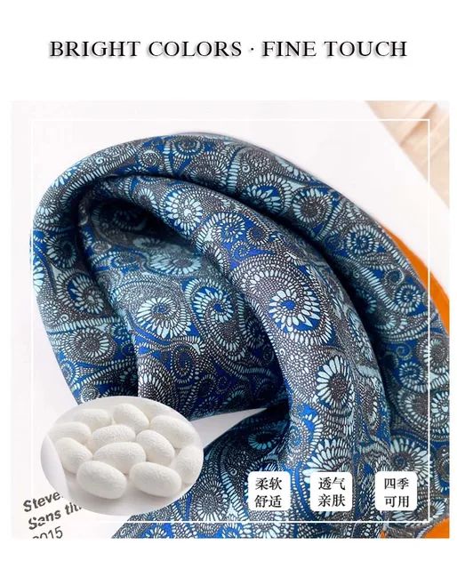 Lenço de seda 100% bandana homens negócio combinando camisa cetim