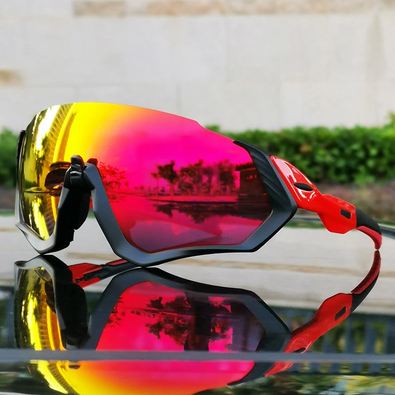Велосипедные очки bicicleta, велосипедные очки lentes ciclismo, скоростные велосипедные очки, 100, для езды на велосипеде, foxe, спортивные солнцезащитные очки, мужские, красные, foxe - Цвет: 04