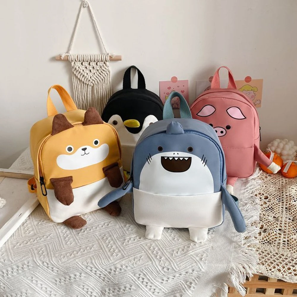 Correa de bebé para niños, bolsas para evitar la pérdida, mochila de dibujos animados para niños y niñas de guardería, bonita bolsa escolar para estudiantes