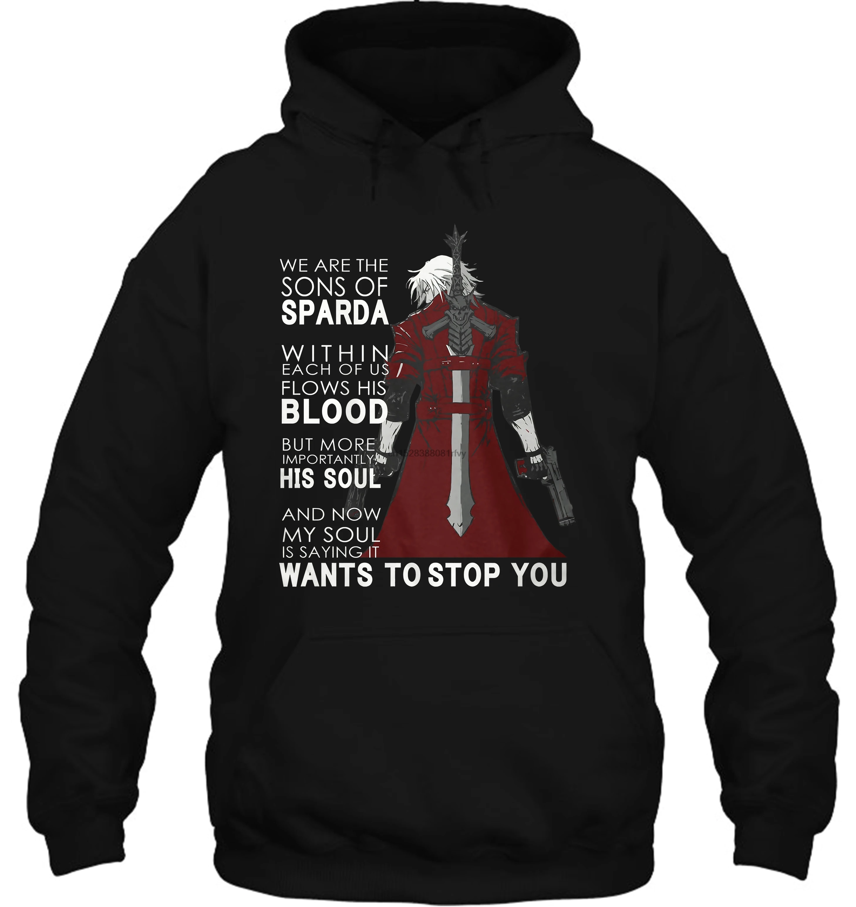 Мужская толстовка с капюшоном Sons of Sparda Dante DMC, женская уличная одежда