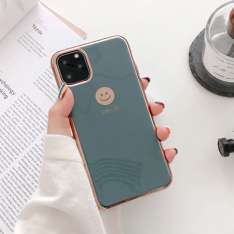 Синий Роскошный чехол для iphone 11, 11Pro Max, чехол для телефона, для iphone XR, XS, Max, 6, 6s, 7, 8 Plus, мягкий чехол из ТПУ - Цвет: Синий