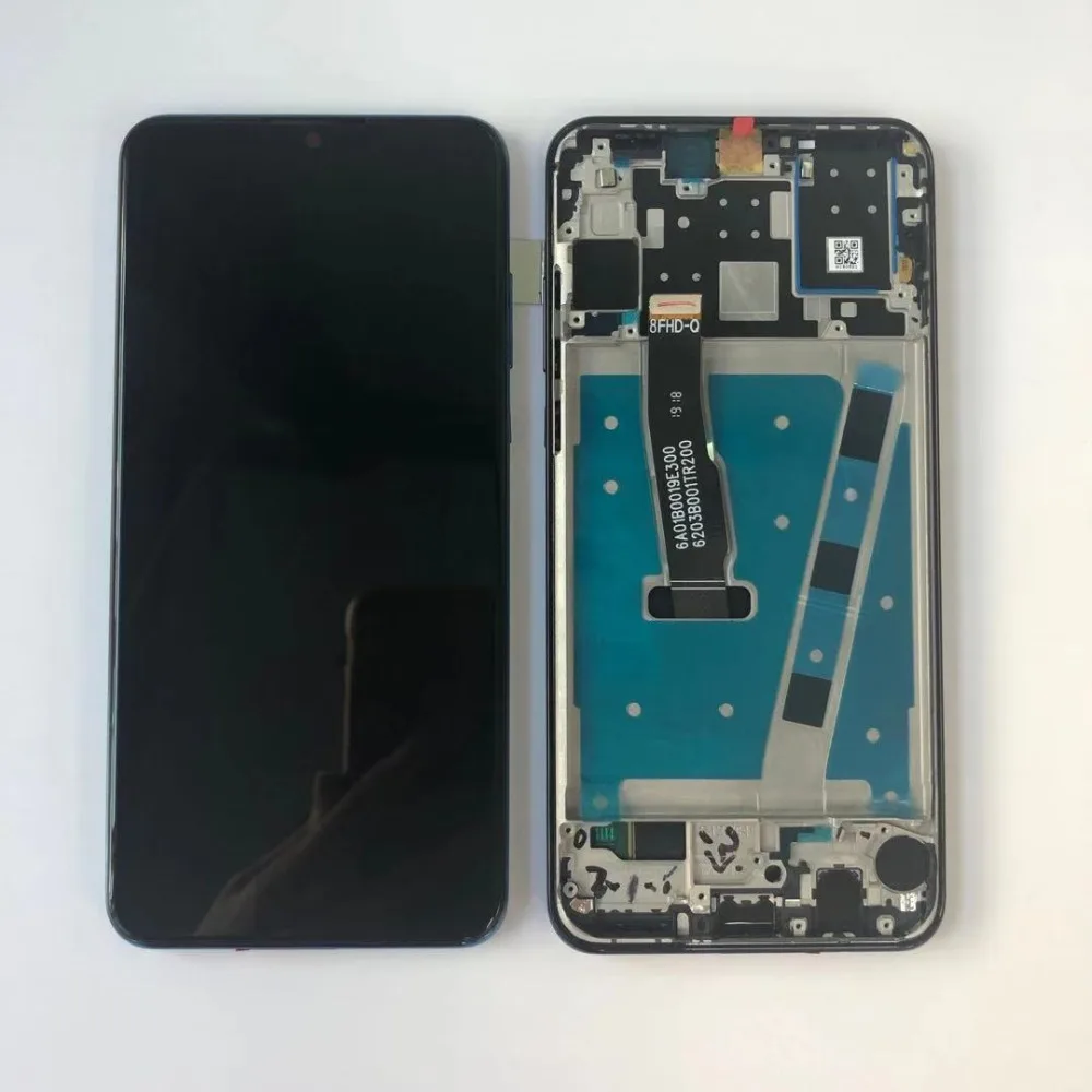Рамка+ для 6,1" huawei P30 Lite MAR-LX1M MAR-LX2J ЖК-экран+ сенсорная панель дигитайзер для huawei Nova 4E дисплей