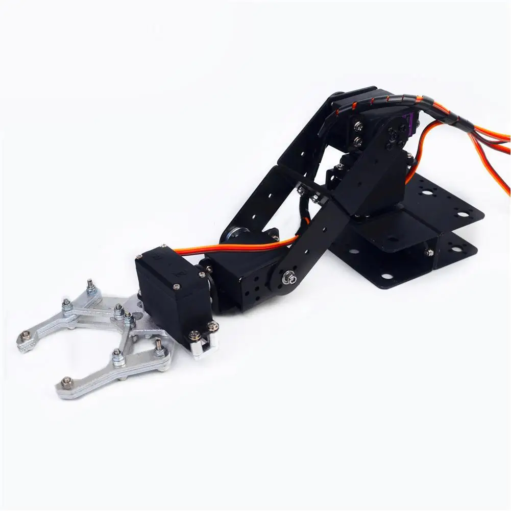 MeterMall алюминиевый сплав Arduino 4 механическая рука DIY робот аксессуары без рулевого