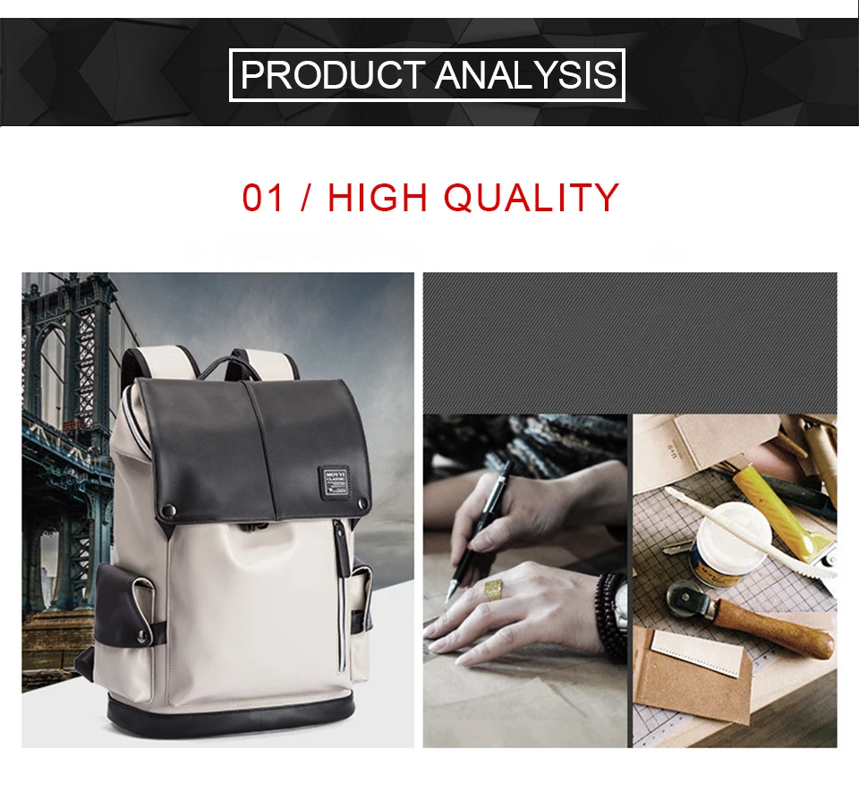 Teenagers Backpack Girls Boys Student School Bagpack Waterproof USB Charging Men Back Pack Male PU Leather Laptop 15.6 Women Bag (4)