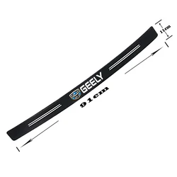 Premium Car Door Sill Cover Vinyl Stickers - Anti - Wear & Scratch Trim Strip Accessories (Geely 91cm 1pcsA)