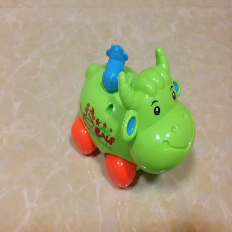 

Children'S Educational Toy Spring-Winding Toy Cartoon Plastic Toy Chain Cartoon Cattle