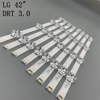 New 8pcs/set LED strip Replacement for LG LC420DUE 42LB5500 42LB5800 42LB560 INNOTEK DRT 3.0 42 inch A B 6916L-1710B 6916L-1709B 1