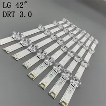 Novo substituto de fita de led de 8 tamanhos para lg lc420due 42lb5500 42lb5800 42lb560 innotek drt 3.0 42 polegadas a b 6916l-1709b