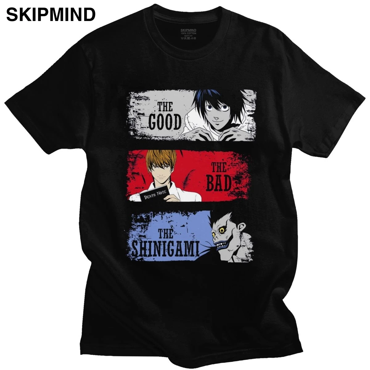 Death Note Ryuk - Camiseta Para Hombre Shinigami Death L Kira Light