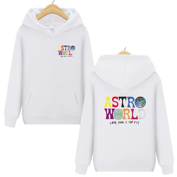 

2019 New Print Travis Scotts ASTROWORLD Hoodies Men and Women Hip Hop Streetwear Hoodies Sweatshirt Male Plus Size S-3XL