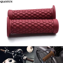 Универсальный мотоцикл 7/" 22 мм Винтаж резиновый руль для мотоцикла для HONDA CBR125R CBR150R PCX125 PCX150 VTX1300 VTR1000F