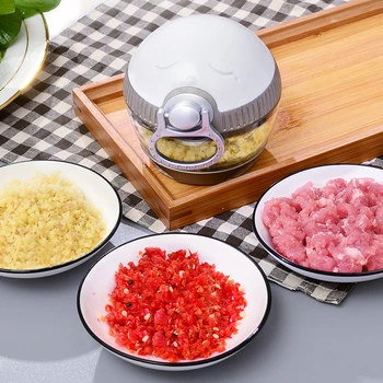 

160ml Manual High Speedy Garlic Chopper Cutter Multifunction Shredder Vegetable Fruit Twist Shredder Meat Grinder Slicers