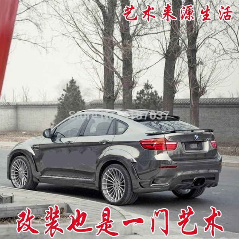 Спойлер для BMW X6 2010 2014 из абс пластика неокрашенный чехол багажника|Спойлеры и