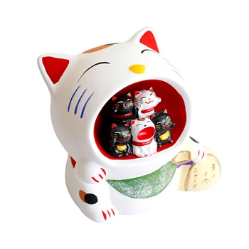 

Japanese Piggy Bank For Kids Safe Sweet Piggy Bank Vintage Save Coins Cute Ceramic Storage Toy Child Hucha Household ED5CXG