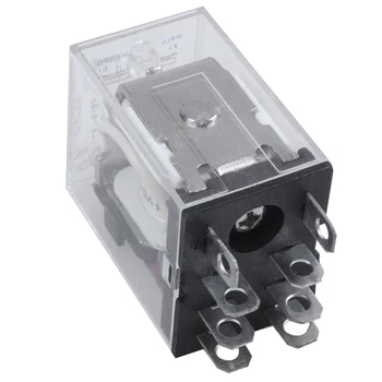 

DC 12V Coil 10A 240VAC 28VDC DPDT Electronetic Relay JQX-13F2Z
