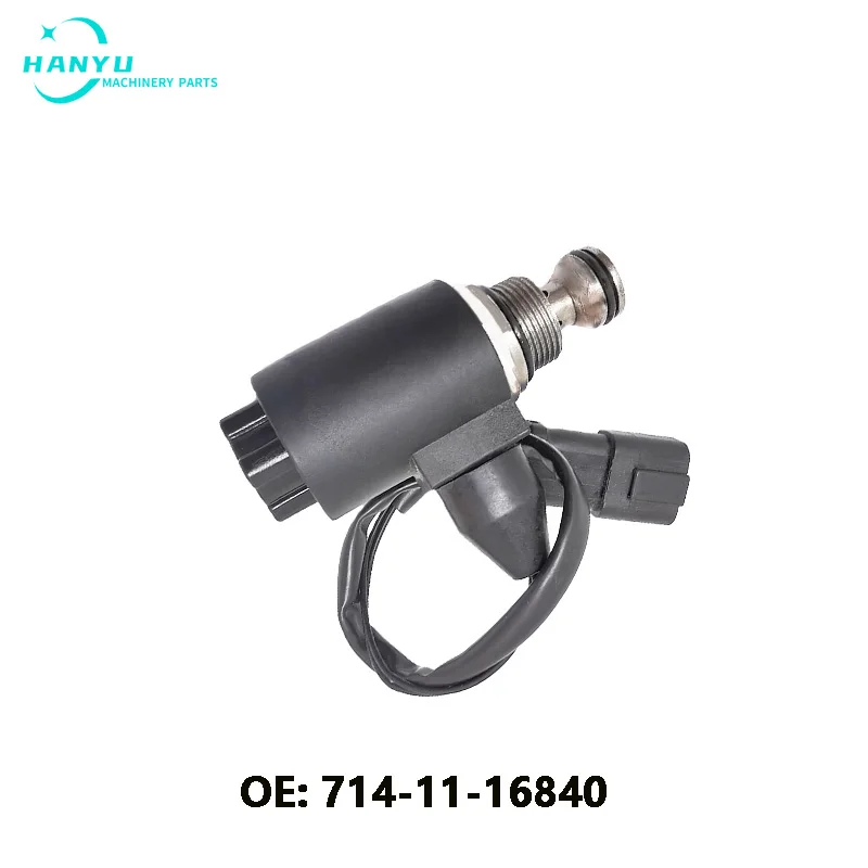 

Новый Соленоидный клапан WA320-3 714-11-16830, запчасти для погрузчиков 714-11-16840, запчасти для колесных погрузчиков, КЛАПАН запчастей двигателя