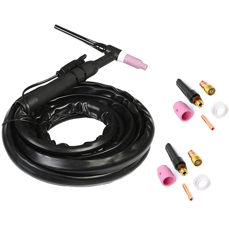 Wp17 150A TIG фонарь 1 м полная гибкая головка воздушного охлаждения W расходные