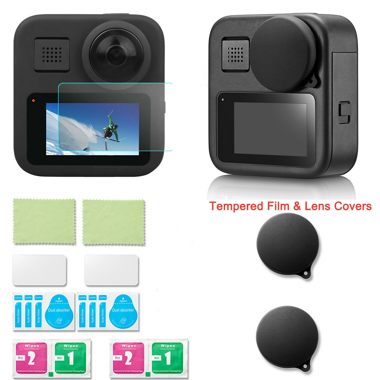 2xtempered Glass Display Lcd Screen Protector Film With Lens Cap For Gopro Max 360 Action Camera Mount Accessories Sports Camcorder Cases Aliexpress 2xtempered Glass Display Lcd Screen Protector Film With Lens Cap For Gopro Max 360 Action Camera Mount Accessories Sports Camcorder Cases Aliexpress
