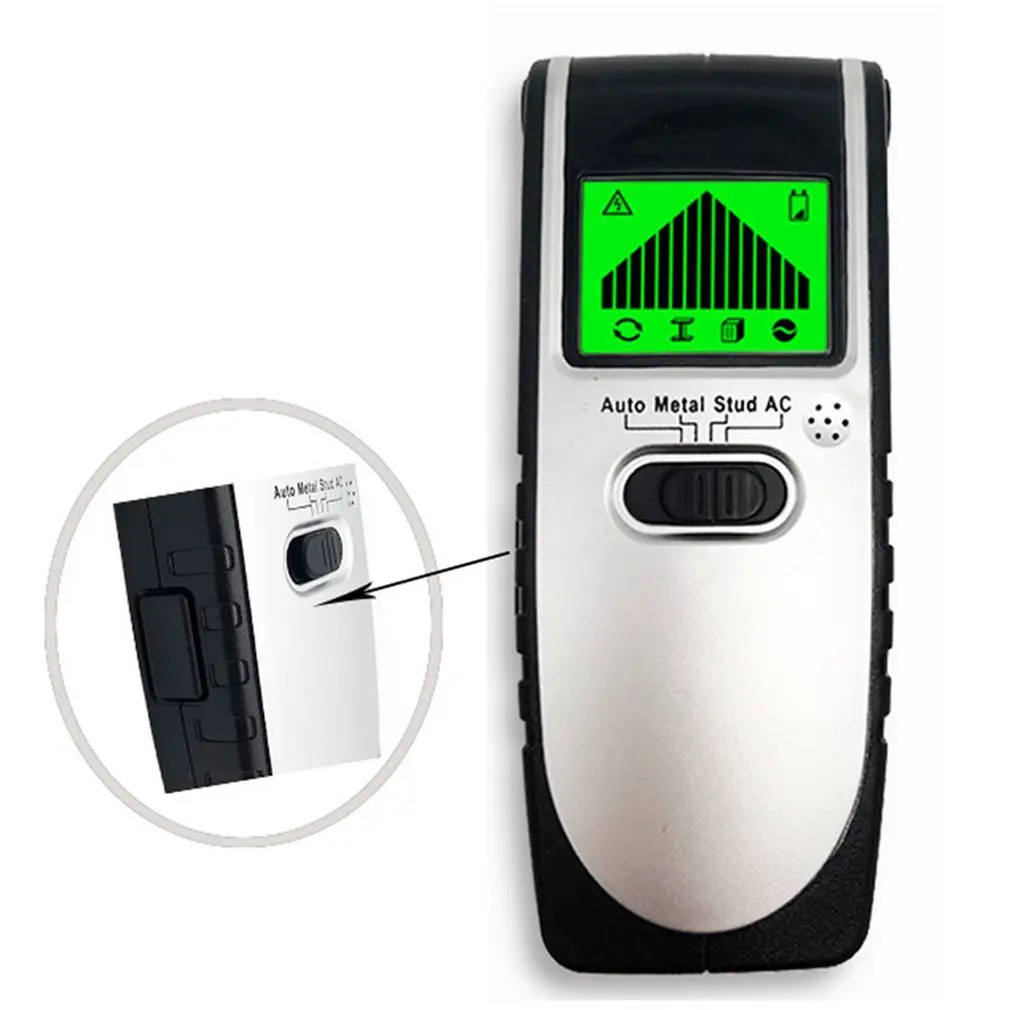 Portable Wall Detector Magnetic Metal Copper Wood Wall Scanner Backlit Lcd Display Indication Wall Diagnostic Tools