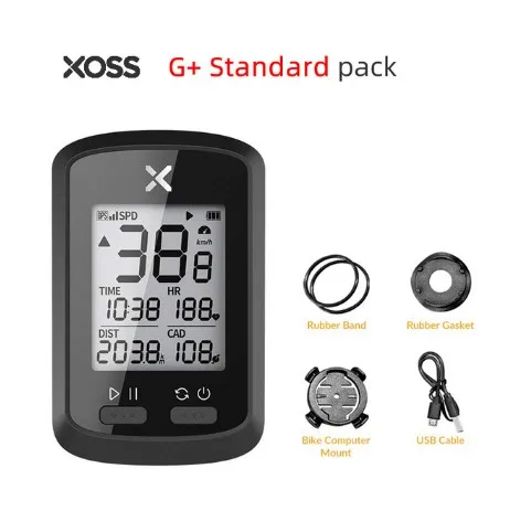 xoss 2 XOSS G+ gps компьютер Велоспорт Bluetooth 4,0 ANT+ велосипед беспроводной компьютер цифровой спидометр подсветка IPX7 водонепроницаемый Велоспорт - Цвет: xoss 2