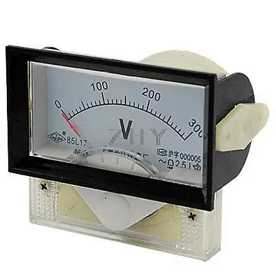 

AC 300V Voltage Rectangle Analog Voltmeter Panel Gauge