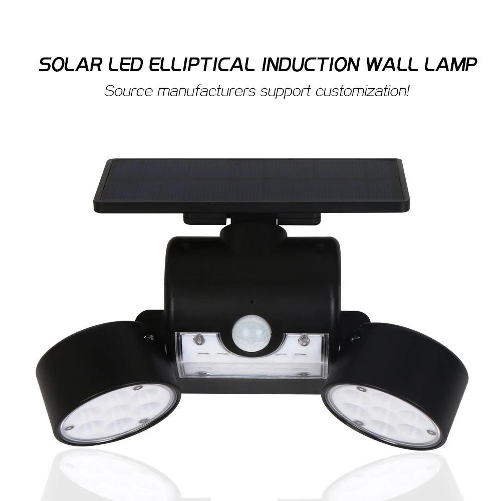 

Outdoor Wall lamp Solar LED Light Motion Sensor Wall Lights 30 LED IP65 Waterproof Dual Light Head Patio Garage Fast Shipping