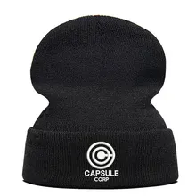 Мяч Дракон аниме song зимние шапки для женщин маленькие мужские вязаные шапки с вышивкой Мужская Осенняя шапка женская шапочка в стиле хип-хоп капот