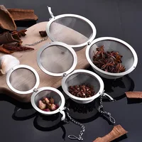 Creative Stainless Steel Tea Infuser Ball Sphere Teaware Cha Strainers Spice Diffuser Coffee Filter Sieve Kitchen Utensils 1