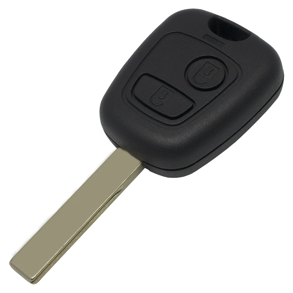 WhatsKey для peugeot партнер 206 106 107 207 306 307 407 ключа оболочки NE73 сменная лопасть 2 кнопки чехол для дистанционного ключа от машины крышка