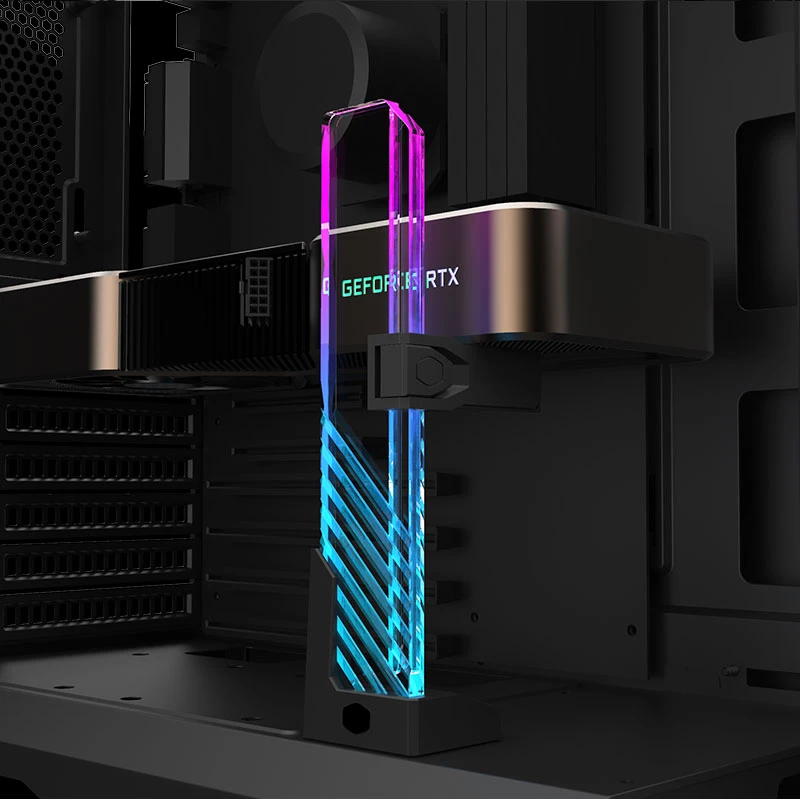 UpHere ARGB Video Graphics Card Brace Support Bracket Metal Holder RGB