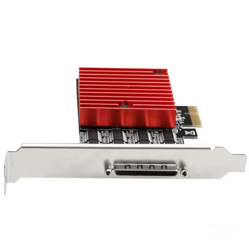 8 портов PCIE к DB9 RS232 последовательный порт к PCIE riser Card последовательный контроллер карты PCI-E Express удлинитель адаптер конвертер