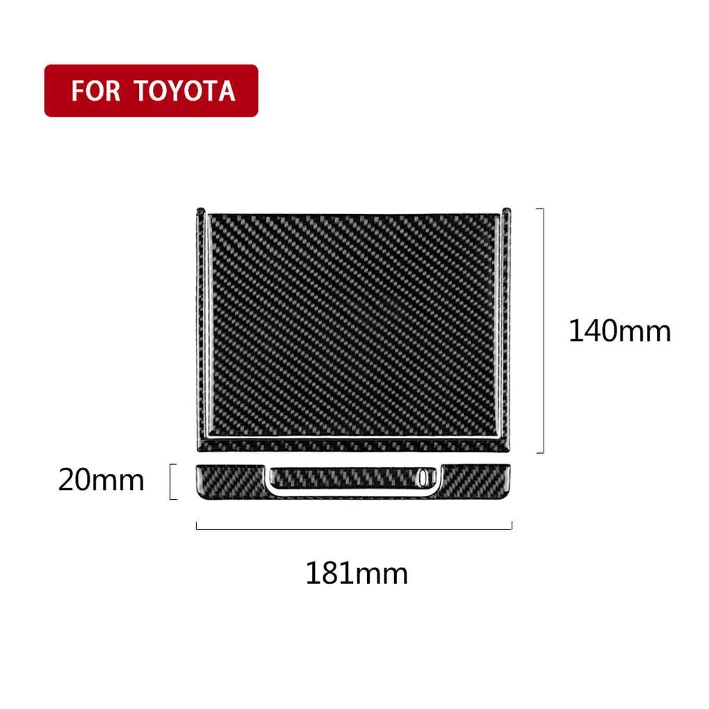Замена для Toyota Camry- 4 шт./компл. коробка для хранения Стикеры углеродного волокна декоративная накладка