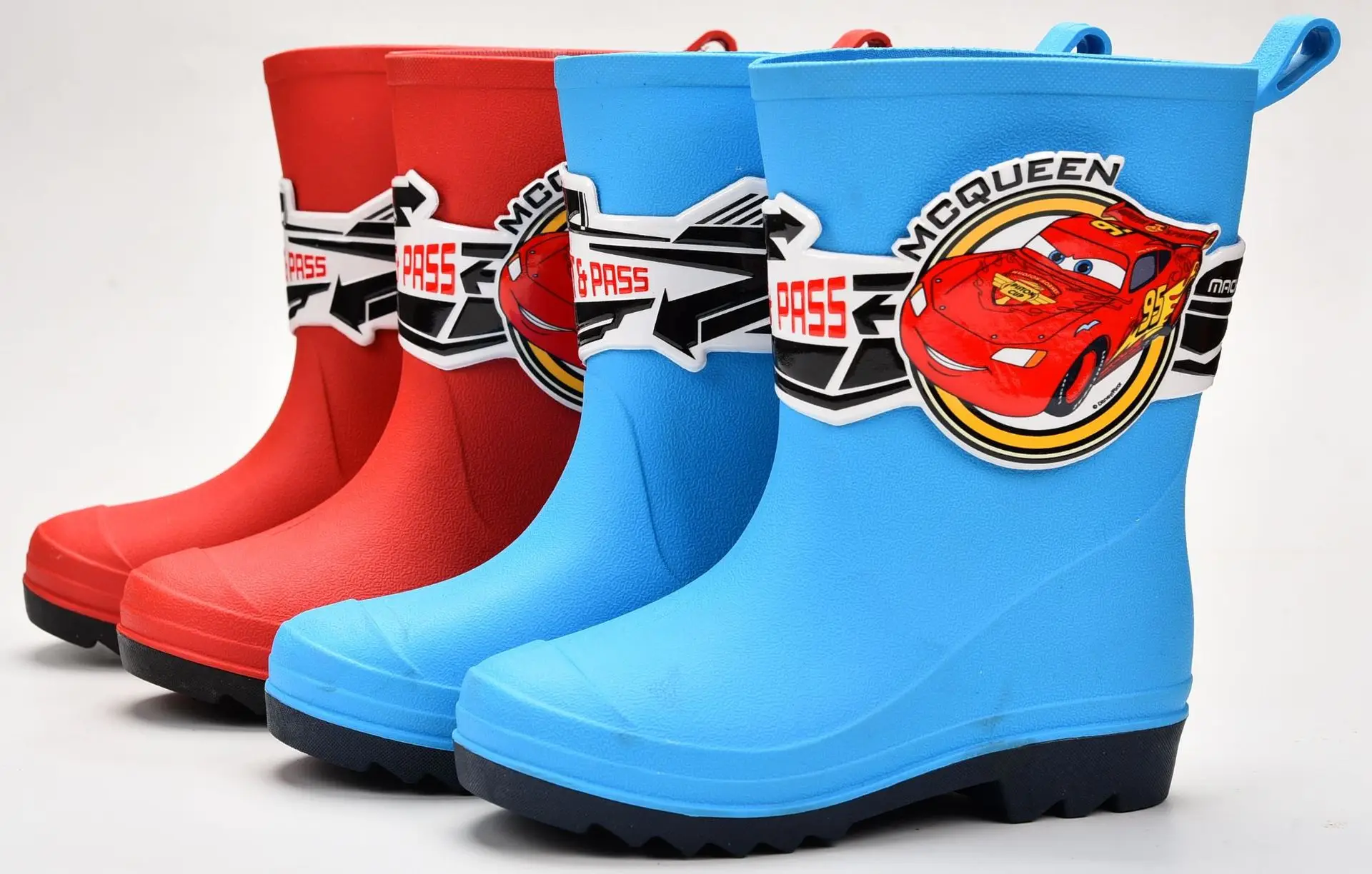 Непромокаемые Сапоги disney, замороженные резиновые сапоги для девочек, детская Нескользящая водонепроницаемая обувь, Резиновая обувь с изображением Микки Мауса, европейские размеры 26-34