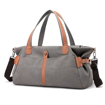 

High quality shoulder wild casual fashion women hand travel bag Large capacity designer lady canvas classical bag for women