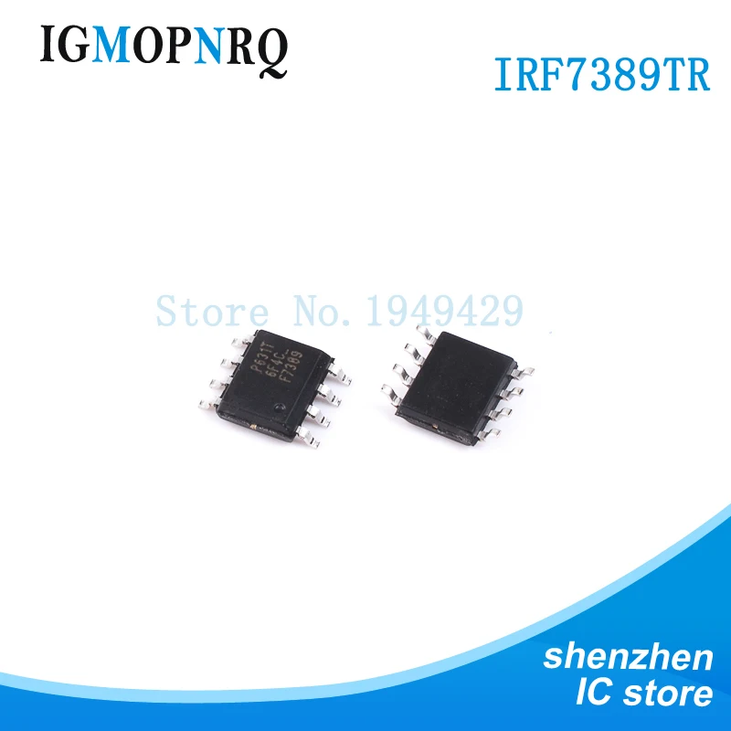 20 шт. IRF7389TRPBF SOP8 IRF7389 F7389 MOSFET mosfft DUAL N/PCh 30V 7.3A новый оригинальный Бесплатная доставка