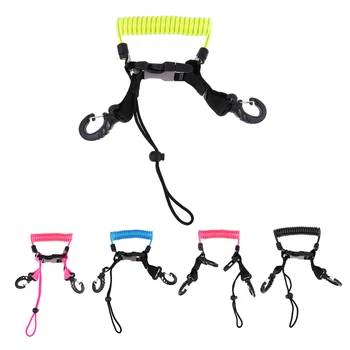

Scuba Diving Camera Light Torch Lanyard Strap With Quick Release Buckle Double Clips