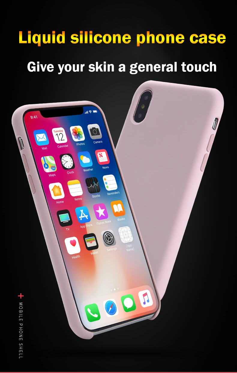Роскошный силиконовый чехол для телефона для iphone 7 8 Plus для Apple, чехол для iphone 6 6S Plus X XS MAX XR 7 8, без логотипа, чехол s Capa