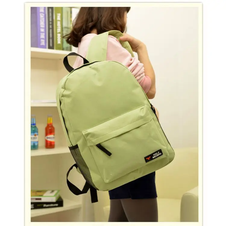 

2020 Oxford cloth stranger things bag Travel Leisure simple solid color large capacity female student backpack vintage backpack
