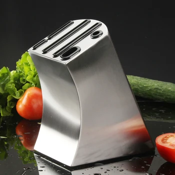 

Holder Home Utensil Durable Kitchen Tool Accessories Stainless Steel Protection Shelf Block Stand Storage Multifunctional