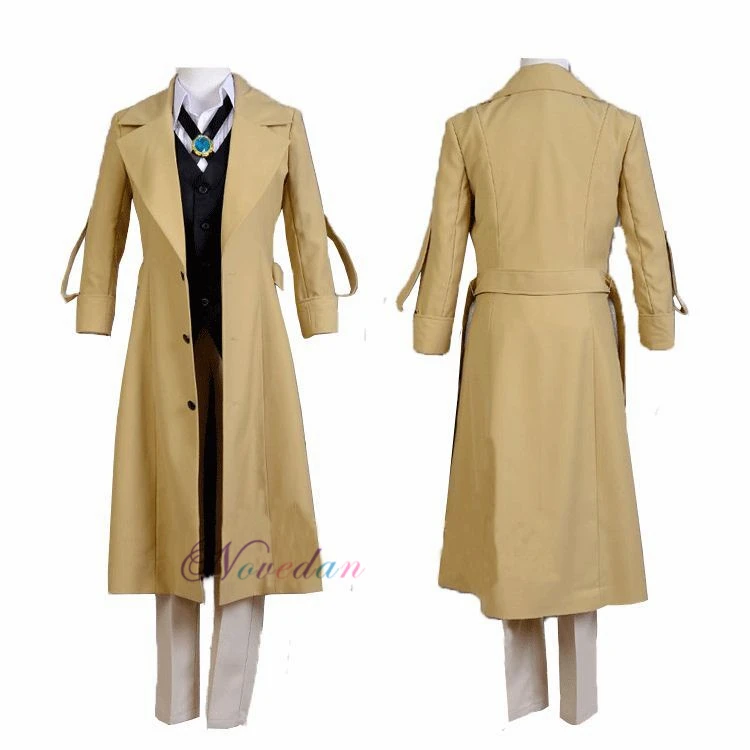 Novedan Bungo Stray Dogs Dazai Osamu Cosplay Anime Costume Long Jacket Coat Suit Adult Men Halloween Christmas -Zentai shop online Hef5a32d9dd54492a9af324a52b4438d9I.jpg