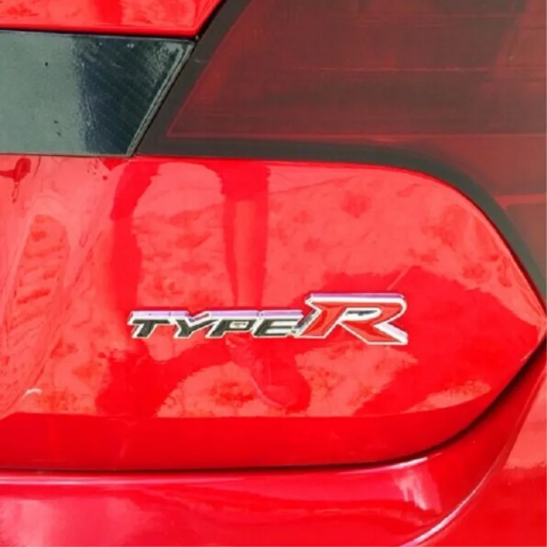 Напрямую от производителя продажи. Honda Civic модификация Typer бампер стикер s typer модифицированный спортивный логотип автомобильный, металл автомобильный стикер Sc