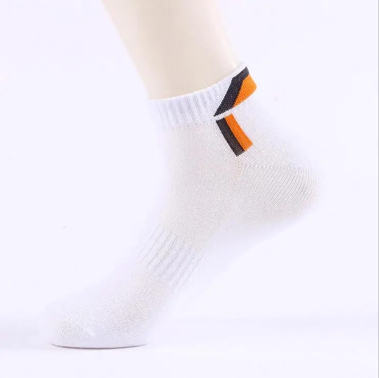 Triangle white 1 Хлопковые носки мужские тонкие велосипедные носки профессиональные носки с низкой лодыжкой спортивные носки женские носки кроссовки баскетбольные Носки мужские - Цвет: Triangle white 1