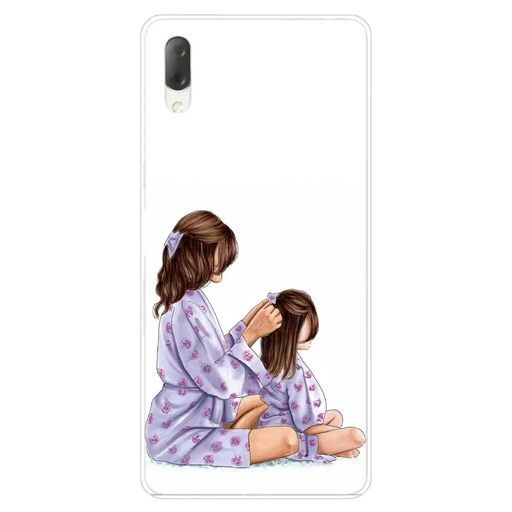012 Для малыша и мамы; папы Модные жесткий чехол для Sony Xperia L1 L2 L3 X XA XA1 XA2 XA3 ультра 10 плюс E5 XZ XZ1 XZ2 компактный XZ3 XZ5 2 20 крышка - Цвет: 012