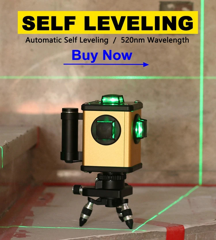KaiTian Laser Level Tripod Profissional Red 3D Self-Leveling Horizontal Vertical Super Powerful 360 Bracket Niveau Lasers Line