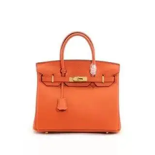35cm orange Женские сумки из натуральной кожи, роскошные дизайнерские женские сумки с замком, Большая вместительная сумка через плечо, высококачественные сумки через плечо с заклепками - Цвет: 35cm orange
