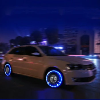 

4 Modes 12 LED RGB Car Auto Solar Energy Flash Wheel Tire Light Lamp Decor Easy And Simple To Install