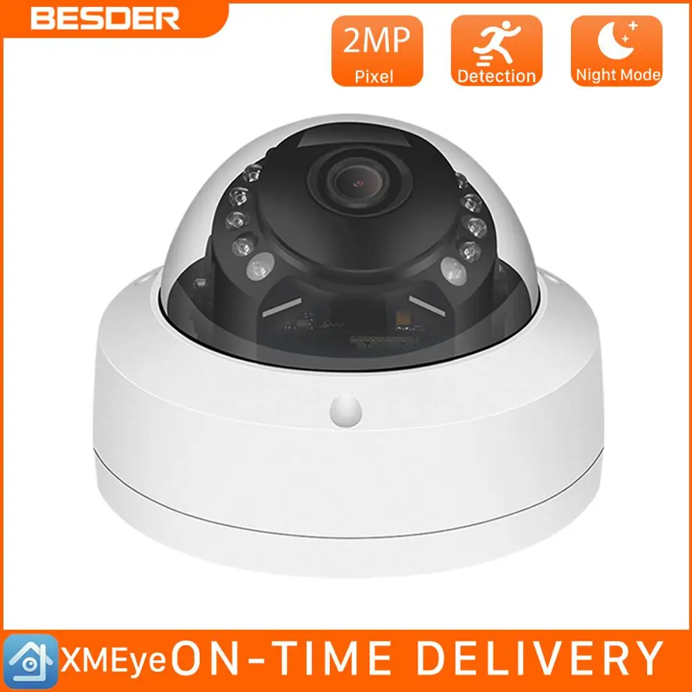 BESDER HD 4x оптический зум 2MP H.265 1080p камера безопасности мини ночного видения