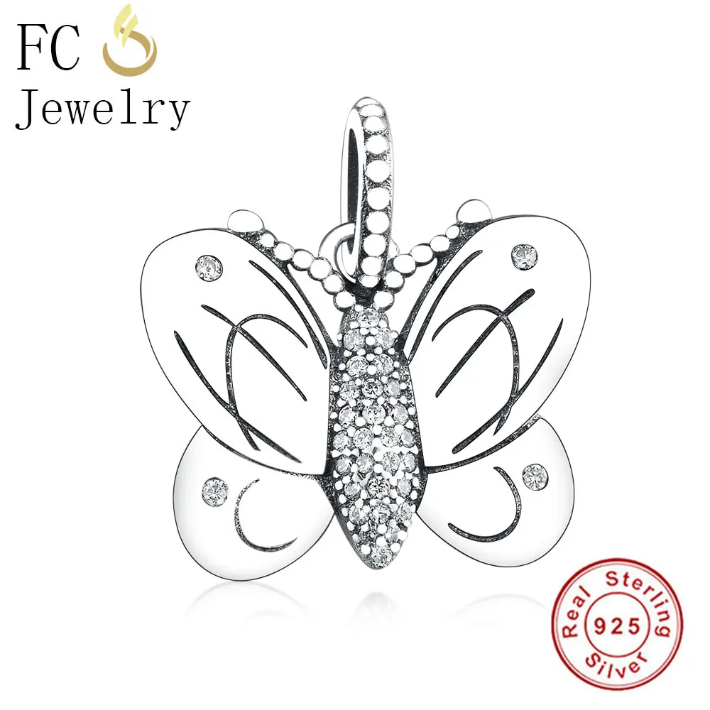 FC1066 FC ювелирное изделие, браслет Pandora, 925 серебро, морской коралл, золото, раковина для рыбы, голубой тигровый глаз, ангел, камень, бисер, Berloque, сделай сам - Цвет: FC1066